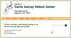 Desktop Screenshot of carriemurraynaturecenter.org